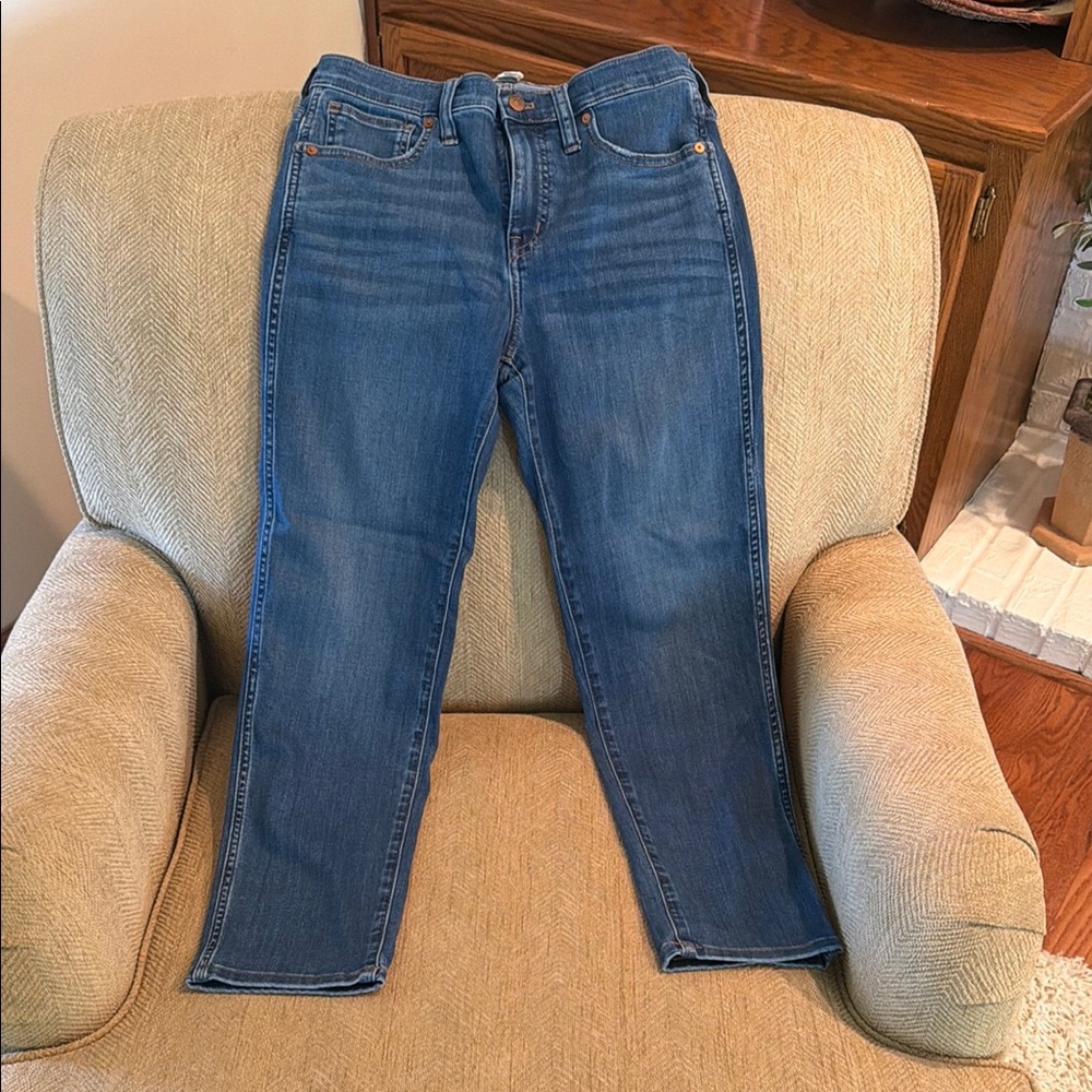 Madewell Mid-Rise Stovepipe Jeans, 28